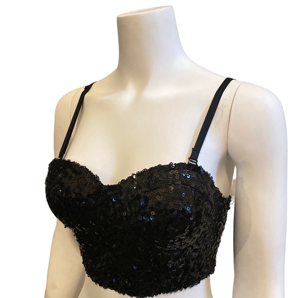 WET SEAL Sequins Bustier, size Small - Picture 7 of 10
